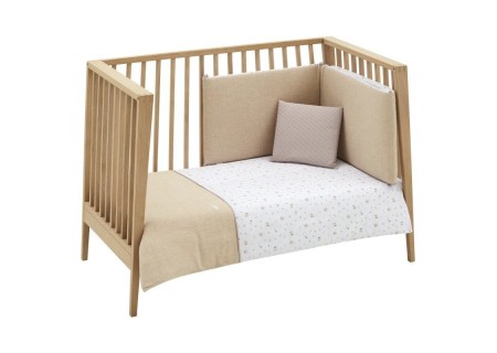 Conjunto Funda Nórdica Greeny Beige Cuna 60