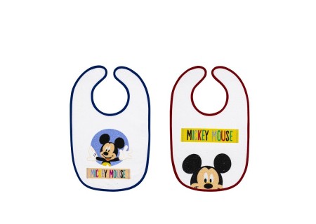 Pack 2 Baberos Rizo Mickey Disney