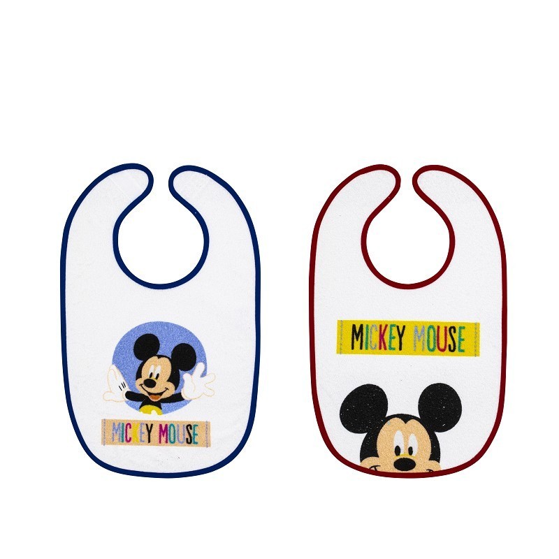 Pack 2 Baberos Rizo Mickey Disney