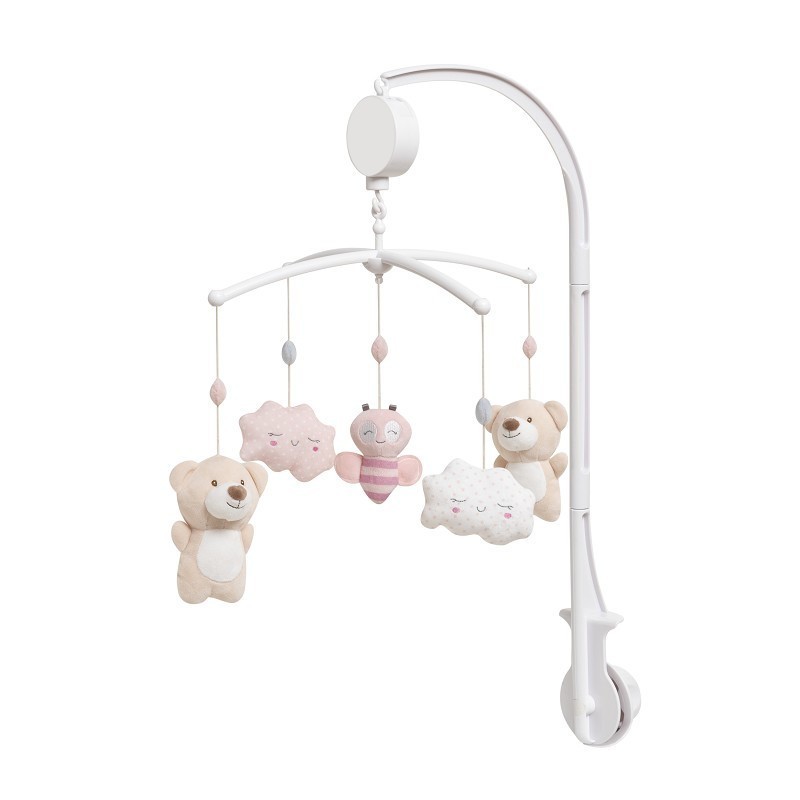 Carrusel Musical Osito Rosa Interbaby
