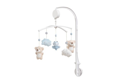 Carrusel Musical Osito Azul Interbaby.