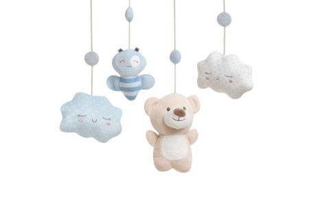 Carrusel Musical Osito Azul Interbaby.