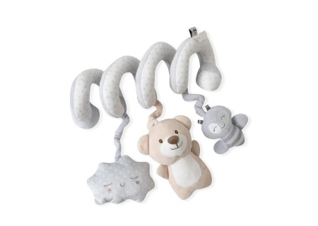 Espiral Sonajero Osito Gris de Interbaby