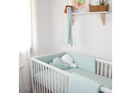 Muselina de Bambú Colección Cielo Menta