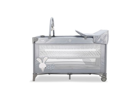 Cuna de Viaje Completa Conejito Gris