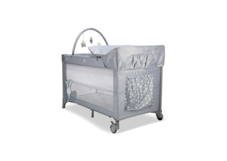Cuna de Viaje Completa Conejito Gris