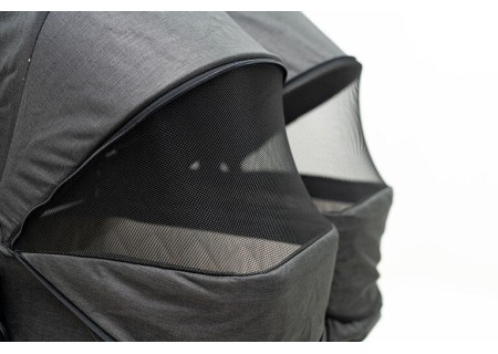 Cochecito Gemelar VentTwin+ Niu Nuit (Silla + 2 Capazos)