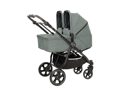 Cochecito Gemelar VentTwin+ Niu Leaf (Silla + 2 Capazos)