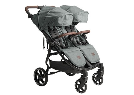Cochecito Gemelar VentTwin+ Niu Leaf (Silla + 2 Capazos)