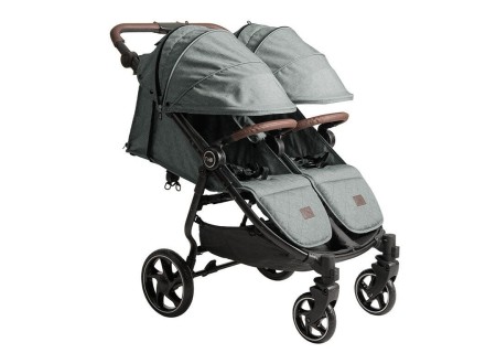 Cochecito Gemelar VentTwin+ Niu Leaf (Silla + 2 Capazos)