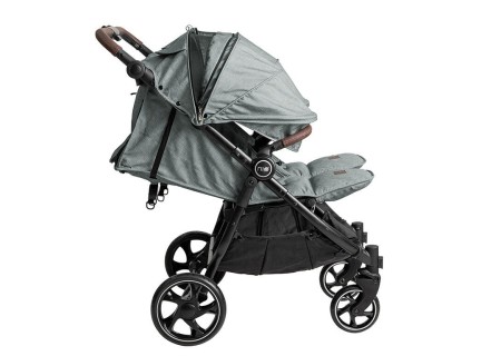 Cochecito Gemelar VentTwin+ Niu Leaf (Silla + 2 Capazos)