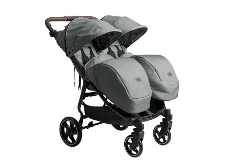 Cochecito Gemelar VentTwin+ Niu Leaf (Silla + 2 Capazos)