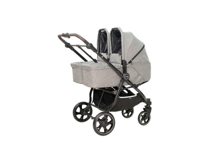 Cochecito Gemelar VentTwin+ Niu Moon (Silla + 2 Capazos)