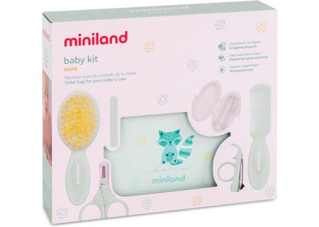 Kit de Cuidados del Bebé Miniland Baby Kit Mint