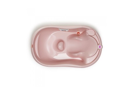 Bañera Onda Basic OKBABY Rosa.