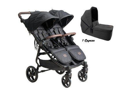Silla Gemelar + Capazo Nuit VentTwin+ Niu