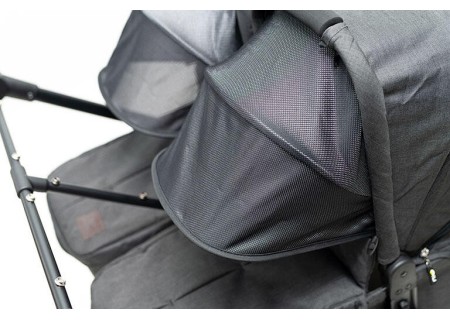 Silla Gemelar + Capazo Nuit VentTwin+ Niu