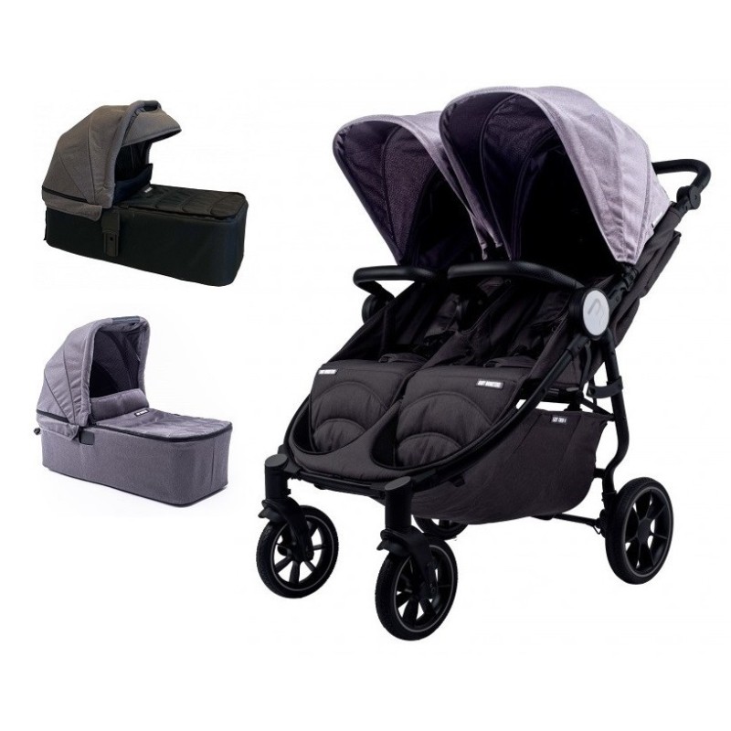 Cochecito Gemelar Easy Twin 4 Black Edition