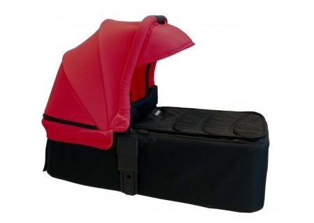 Cochecito Gemelar Easy Twin 4 Black Edition Capotas Burdeos