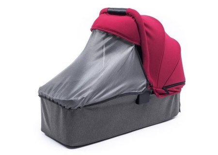 Cochecito Gemelar Easy Twin 4 Black Edition Capotas Burdeos