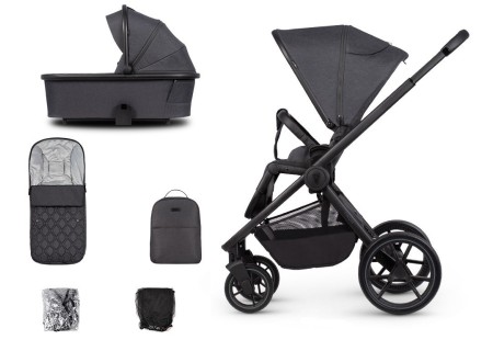 Cochecito System Duo Tinum Edge Charcoal