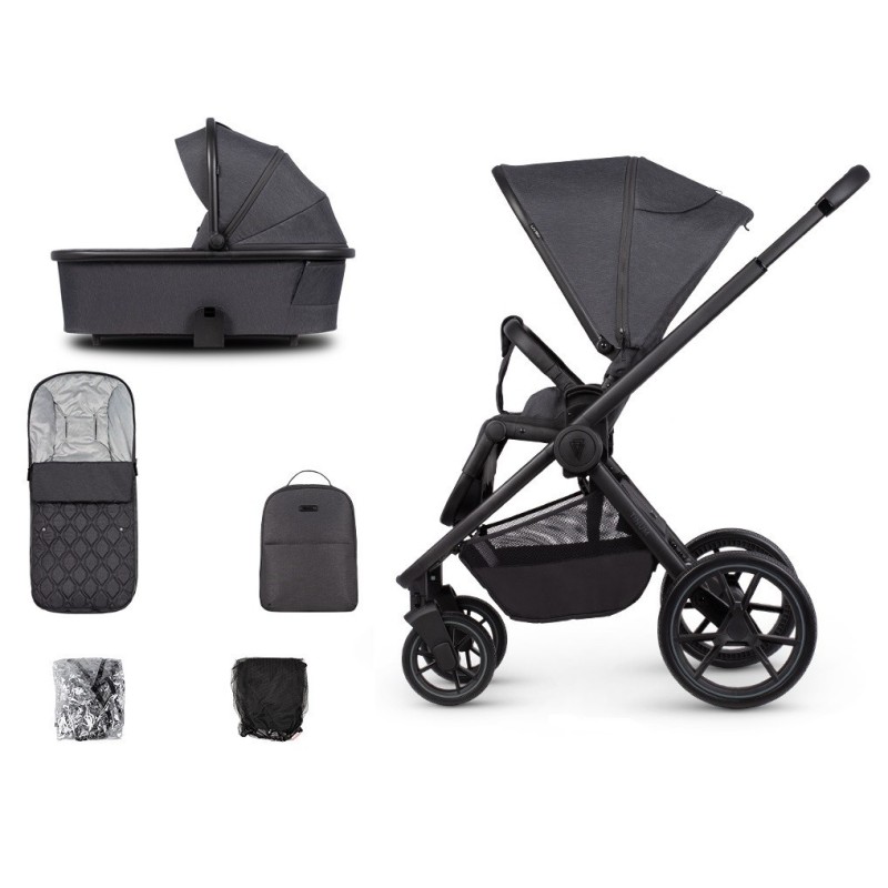 Cochecito System Duo Tinum Edge Charcoal