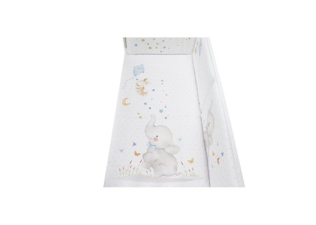 Conjunto Funda Nórdica Cuna Colección Elefante Azul