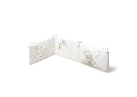 Conjunto Funda Nórdica Cuna Colección Elefante Azul