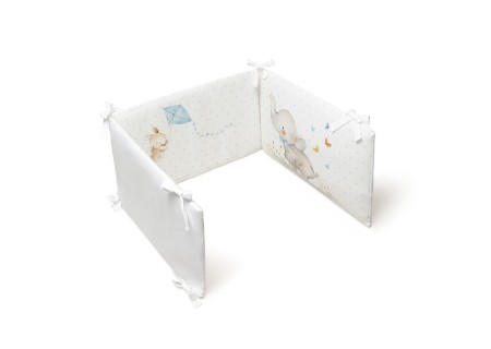 Conjunto Funda Nórdica Cuna Colección Elefante Azul