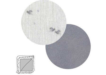 Manta Reversible Twin Gris