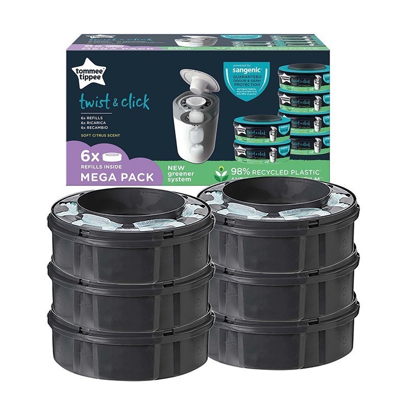 Recambio Sangenic TEC y Twist Click  x 6