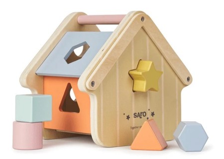 Casita con Piezas Encajables Saro