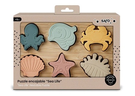 Puzzle Encajable Sea Life Saro Saro