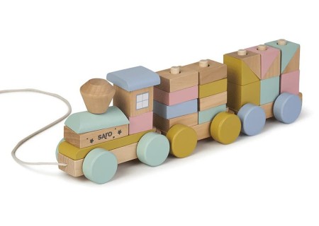 Tren de Madera Apilable Saro