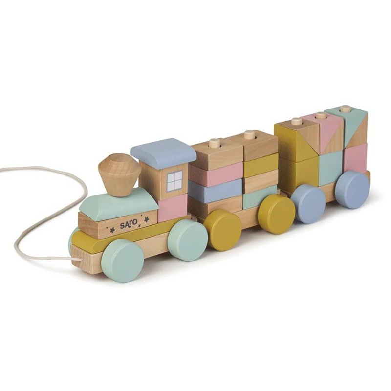 Tren de Madera Apilable Saro