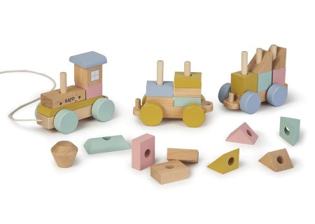 Tren de Madera Apilable Saro
