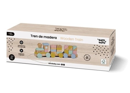 Tren de Madera Apilable Saro