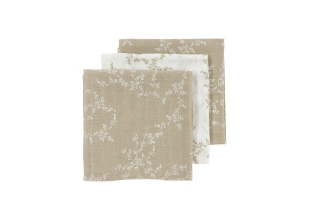 Muselina Pack de 3 Beige Meyco Baby