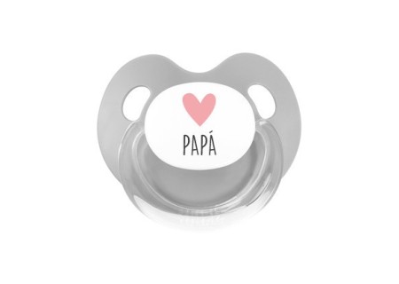 Chupete Corazón Papá.