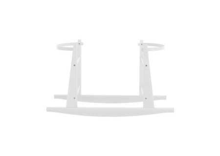 Soporte Madera Moisés Balancín Blanco