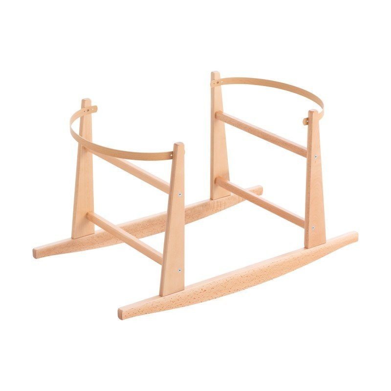 Soporte Madera Moisés Balancín Natural