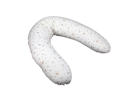 Cojín Lactancia Postural Hojas-Algodón Orgánico