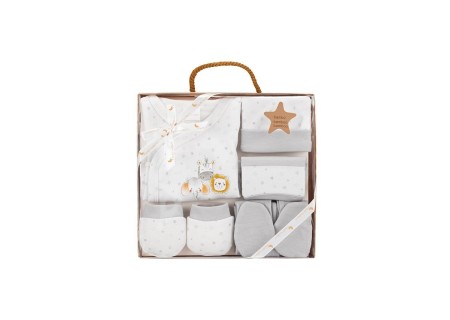 Conjunto SET 5 Piezas Animalitos Gris