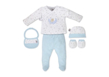 Conjunto SET 5 Piezas Sleep Azul Interbaby