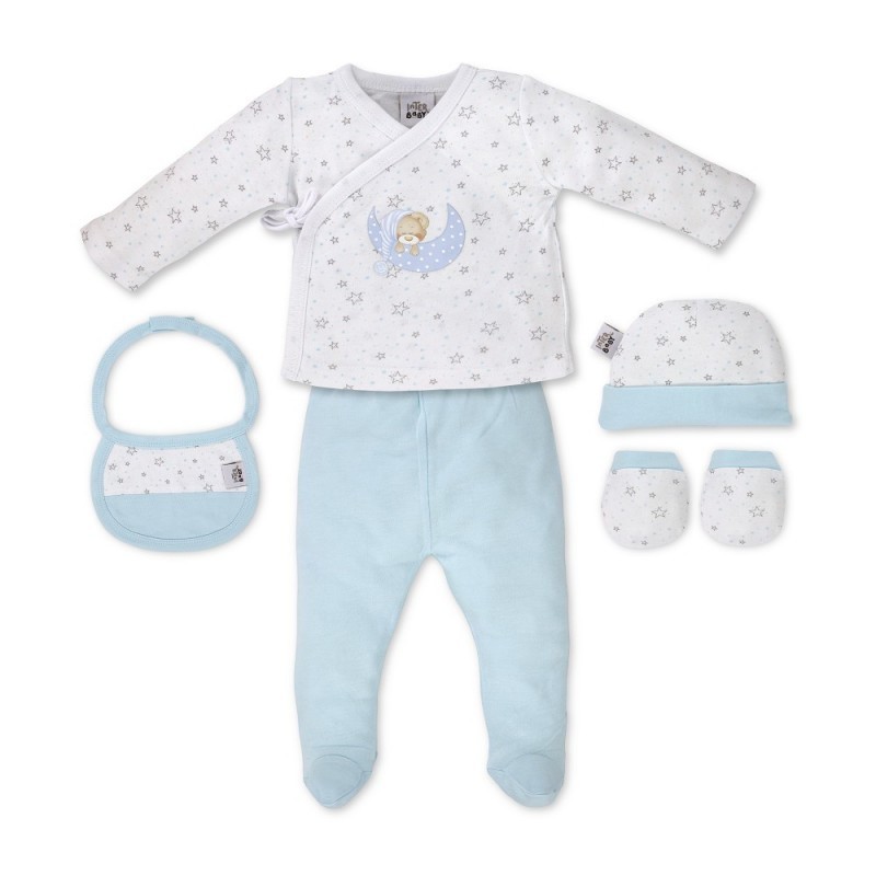 Conjunto SET 5 Piezas Sleep Azul Interbaby