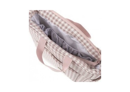 Bolso Maternal Pack Vichy Rosa