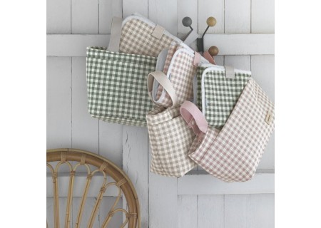 Bolso Maternal Pack Vichy Rosa