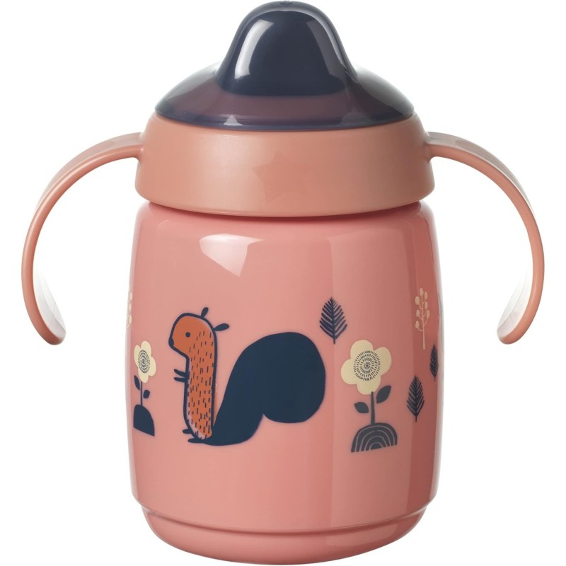 Vaso Aprendizaje Superstar con boquilla Rosa  300 ml.