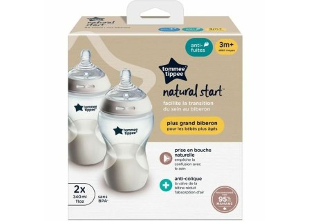 Biberón Closer to Nature Pack 2x340 ml