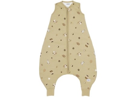 Pijama sin mangas forro punto Tog 2.0  ME-FOREST ANIMALS SAND